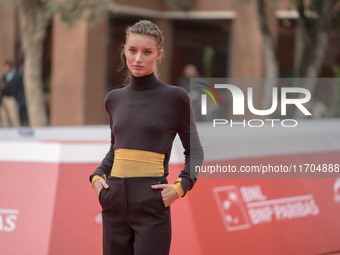 Giulia Maenza attends the ''The Bad Guy - Seconda Stagione'' photocall during the 22nd Alice Nella Citta at Auditorium Parco Della Musica in...