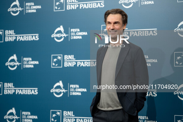 Fabrizio Gifuni attends the ''L'Amica Geniale. Storia Della Bambina Perduta'' photocall during the 19th Rome Film Festival at Auditorium Par...