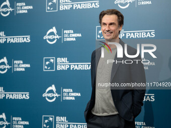 Fabrizio Gifuni attends the ''L'Amica Geniale. Storia Della Bambina Perduta'' photocall during the 19th Rome Film Festival at Auditorium Par...