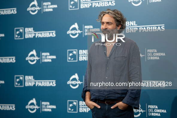 Saverio Costanzo attends the ''L'Amica Geniale. Storia Della Bambina Perduta'' photocall during the 19th Rome Film Festival at Auditorium Pa...