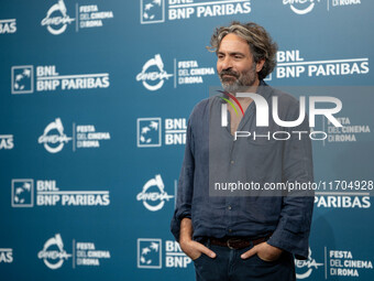 Saverio Costanzo attends the ''L'Amica Geniale. Storia Della Bambina Perduta'' photocall during the 19th Rome Film Festival at Auditorium Pa...