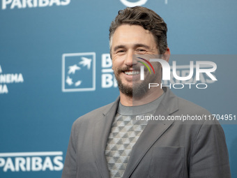 James Franco attends the ''Hey Joe'' photocall during the 19th Rome Film Festival at Auditorium Parco Della Musica in Rome, Italy, on Octobe...