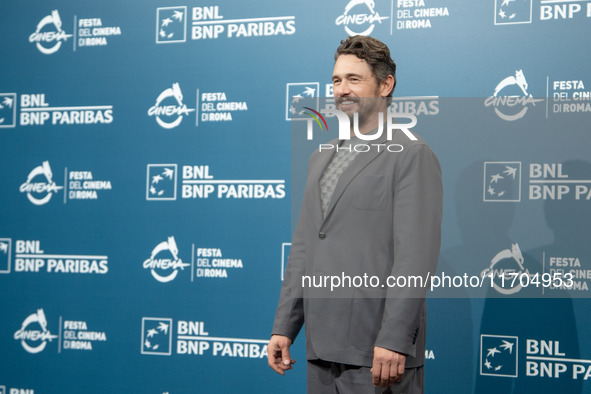 James Franco attends the ''Hey Joe'' photocall during the 19th Rome Film Festival at Auditorium Parco Della Musica in Rome, Italy, on Octobe...