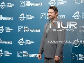 James Franco attends the ''Hey Joe'' photocall during the 19th Rome Film Festival at Auditorium Parco Della Musica in Rome, Italy, on Octobe...