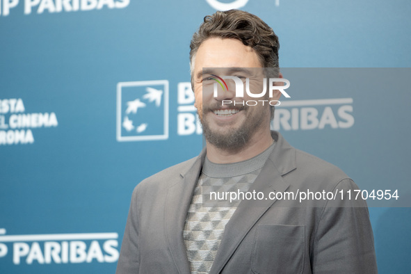 James Franco attends the ''Hey Joe'' photocall during the 19th Rome Film Festival at Auditorium Parco Della Musica in Rome, Italy, on Octobe...