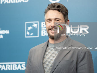 James Franco attends the ''Hey Joe'' photocall during the 19th Rome Film Festival at Auditorium Parco Della Musica in Rome, Italy, on Octobe...