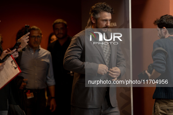 James Franco attends the ''Hey Joe'' photocall during the 19th Rome Film Festival at Auditorium Parco Della Musica in Rome, Italy, on Octobe...