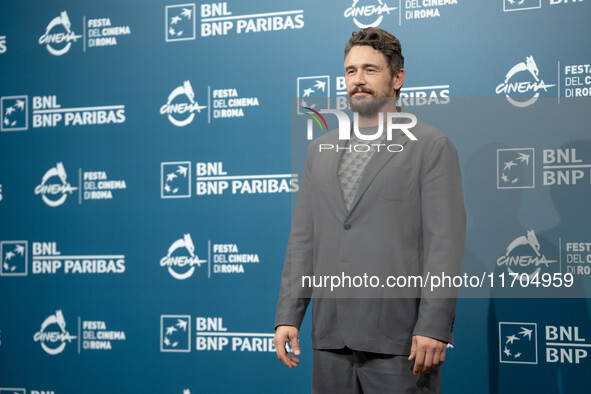 James Franco attends the ''Hey Joe'' photocall during the 19th Rome Film Festival at Auditorium Parco Della Musica in Rome, Italy, on Octobe...