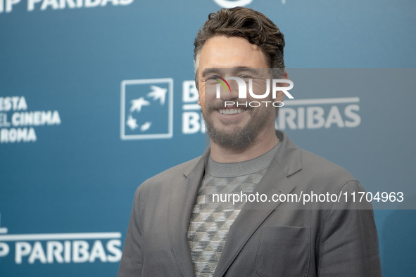 James Franco attends the ''Hey Joe'' photocall during the 19th Rome Film Festival at Auditorium Parco Della Musica in Rome, Italy, on Octobe...