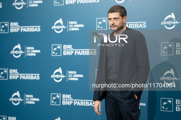 Claudio Giovannesi attends the ''Hey Joe'' photocall during the 19th Rome Film Festival at Auditorium Parco Della Musica in Rome, Italy, on...