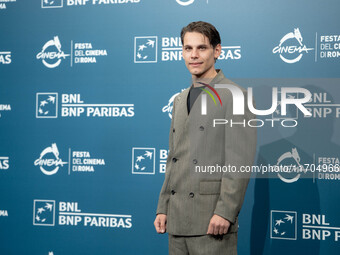 Francesco Di Napoli attends the ''Hey Joe'' photocall during the 19th Rome Film Festival at Auditorium Parco Della Musica in Rome, Italy, on...