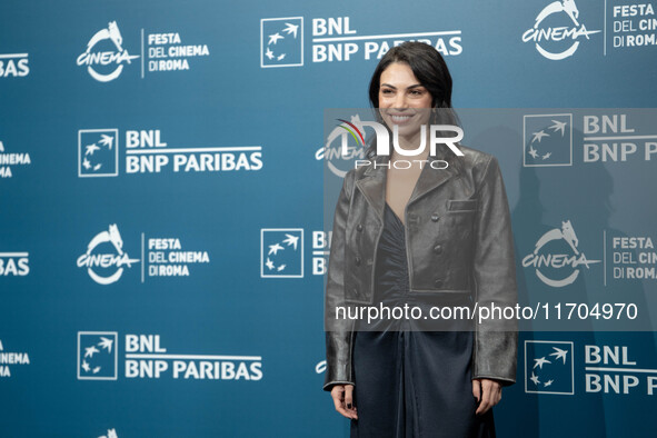 Giulia Ercolini attends the ''Hey Joe'' photocall during the 19th Rome Film Festival at Auditorium Parco Della Musica in Rome, Italy, on Oct...