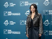 Giulia Ercolini attends the ''Hey Joe'' photocall during the 19th Rome Film Festival at Auditorium Parco Della Musica in Rome, Italy, on Oct...