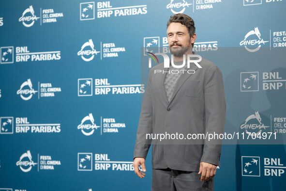 James Franco attends the ''Hey Joe'' photocall during the 19th Rome Film Festival at Auditorium Parco Della Musica in Rome, Italy, on Octobe...