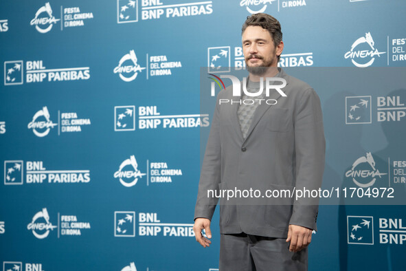 James Franco attends the ''Hey Joe'' photocall during the 19th Rome Film Festival at Auditorium Parco Della Musica in Rome, Italy, on Octobe...