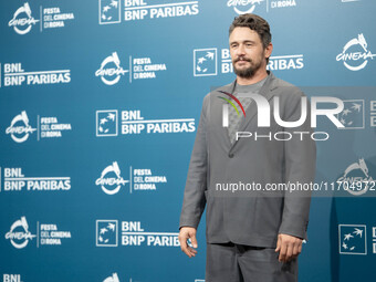 James Franco attends the ''Hey Joe'' photocall during the 19th Rome Film Festival at Auditorium Parco Della Musica in Rome, Italy, on Octobe...