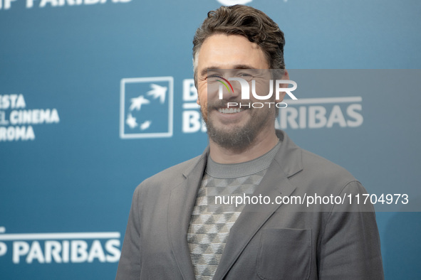 James Franco attends the ''Hey Joe'' photocall during the 19th Rome Film Festival at Auditorium Parco Della Musica in Rome, Italy, on Octobe...