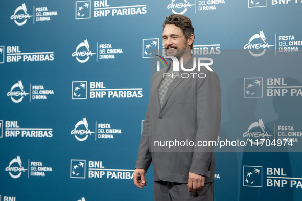 James Franco attends the ''Hey Joe'' photocall during the 19th Rome Film Festival at Auditorium Parco Della Musica in Rome, Italy, on Octobe...