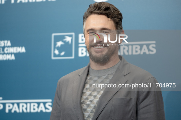 James Franco attends the ''Hey Joe'' photocall during the 19th Rome Film Festival at Auditorium Parco Della Musica in Rome, Italy, on Octobe...