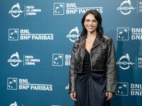 Giulia Ercolini attends the ''Hey Joe'' photocall during the 19th Rome Film Festival at Auditorium Parco Della Musica in Rome, Italy, on Oct...