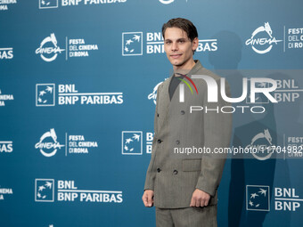 Francesco Di Napoli attends the ''Hey Joe'' photocall during the 19th Rome Film Festival at Auditorium Parco Della Musica in Rome, Italy, on...