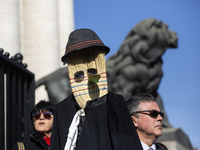 Lawyers protest in front of the Sofia Courthouse in Sofia, Bulgaria, on October 25, 2024, against the procedure for selecting a new Prosecut...