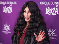 Cher arrives at Cirque du Soleil's 'KOOZA' Red Carpet Premiere held at the Santa Monica Pier on October 24, 2024 in Santa Monica, Los Angele...