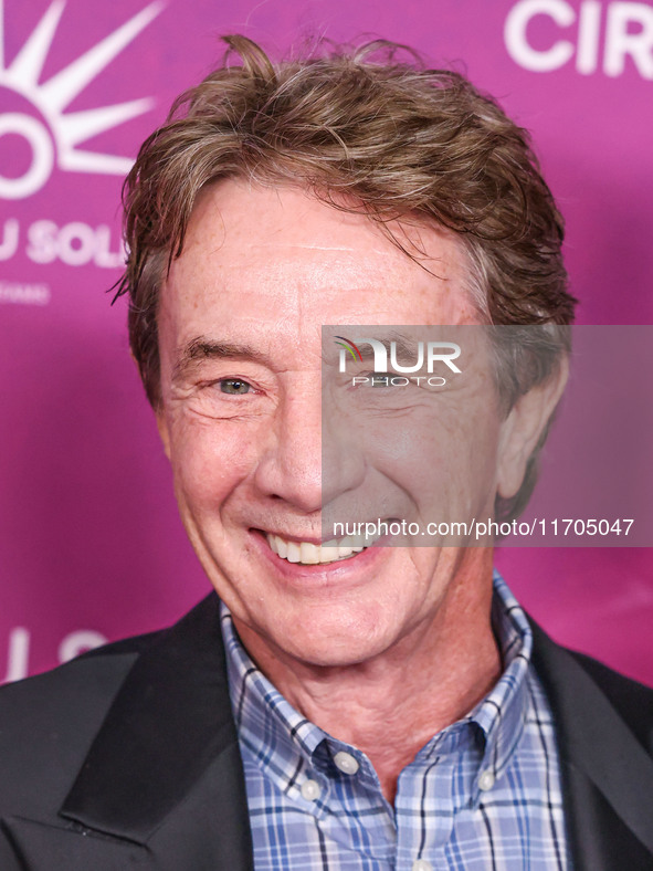 Martin Short arrives at Cirque du Soleil's 'KOOZA' Red Carpet Premiere held at the Santa Monica Pier on October 24, 2024 in Santa Monica, Lo...