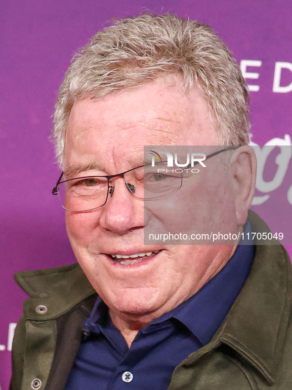 William Shatner arrives at Cirque du Soleil's 'KOOZA' Red Carpet Premiere held at the Santa Monica Pier on October 24, 2024 in Santa Monica,...