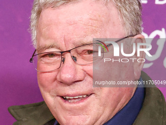 William Shatner arrives at Cirque du Soleil's 'KOOZA' Red Carpet Premiere held at the Santa Monica Pier on October 24, 2024 in Santa Monica,...