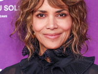 Halle Berry arrives at Cirque du Soleil's 'KOOZA' Red Carpet Premiere held at the Santa Monica Pier on October 24, 2024 in Santa Monica, Los...