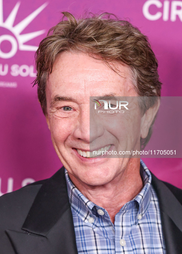 Martin Short arrives at Cirque du Soleil's 'KOOZA' Red Carpet Premiere held at the Santa Monica Pier on October 24, 2024 in Santa Monica, Lo...