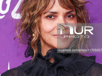 Halle Berry arrives at Cirque du Soleil's 'KOOZA' Red Carpet Premiere held at the Santa Monica Pier on October 24, 2024 in Santa Monica, Los...