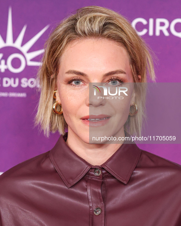 Eloise Mumford arrives at Cirque du Soleil's 'KOOZA' Red Carpet Premiere held at the Santa Monica Pier on October 24, 2024 in Santa Monica,...