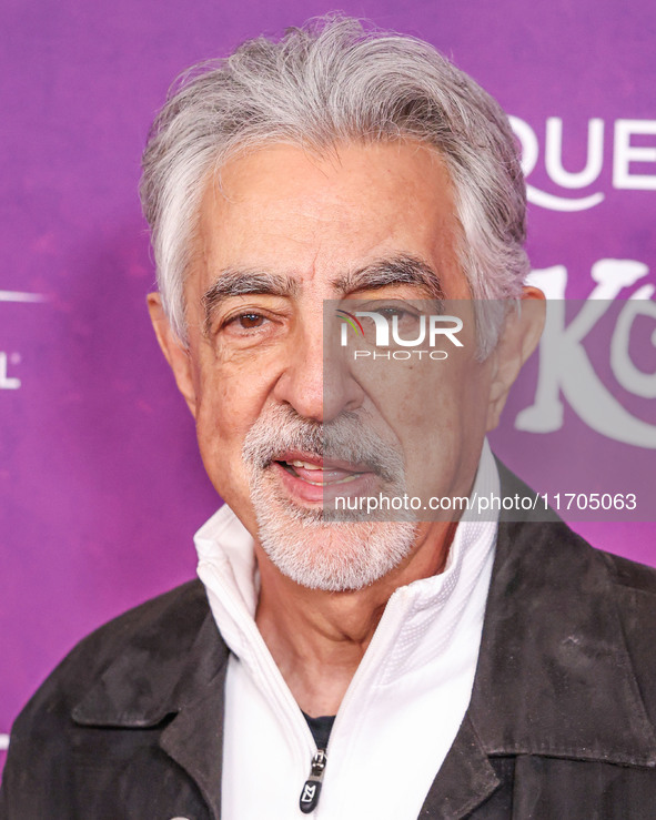 Joe Mantegna arrives at Cirque du Soleil's 'KOOZA' Red Carpet Premiere held at the Santa Monica Pier on October 24, 2024 in Santa Monica, Lo...