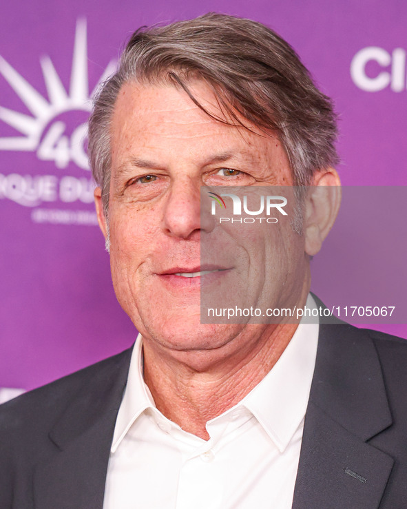 Adam Nimoy arrives at Cirque du Soleil's 'KOOZA' Red Carpet Premiere held at the Santa Monica Pier on October 24, 2024 in Santa Monica, Los...