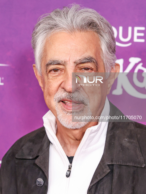 Joe Mantegna arrives at Cirque du Soleil's 'KOOZA' Red Carpet Premiere held at the Santa Monica Pier on October 24, 2024 in Santa Monica, Lo...