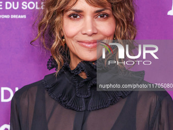 Halle Berry arrives at Cirque du Soleil's 'KOOZA' Red Carpet Premiere held at the Santa Monica Pier on October 24, 2024 in Santa Monica, Los...