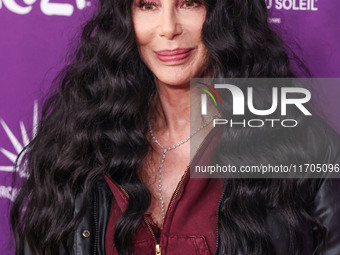 Cher arrives at Cirque du Soleil's 'KOOZA' Red Carpet Premiere held at the Santa Monica Pier on October 24, 2024 in Santa Monica, Los Angele...