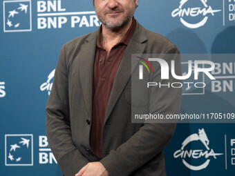 Edoardo Pesce attends the ''Supereroi'' photocall during the 19th Rome Film Festival at Auditorium Parco Della Musica in Rome, Italy, on Oct...