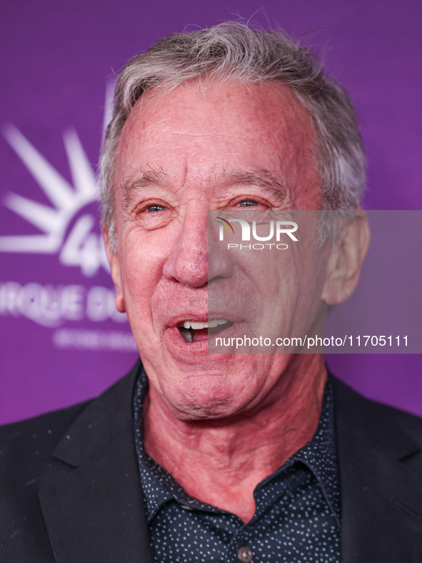 Tim Allen arrives at Cirque du Soleil's 'KOOZA' Red Carpet Premiere held at the Santa Monica Pier on October 24, 2024 in Santa Monica, Los A...