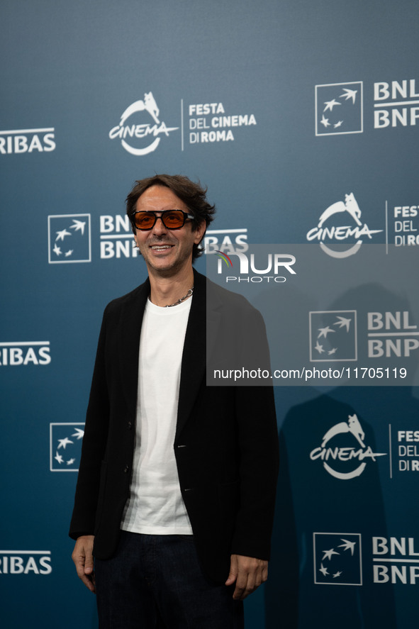 Stefano Chiantini attends the ''Supereroi'' photocall during the 19th Rome Film Festival at Auditorium Parco Della Musica in Rome, Italy, on...