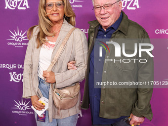 Elizabeth Shatner and William Shatner arrive at Cirque du Soleil's 'KOOZA' Red Carpet Premiere held at the Santa Monica Pier on October 24,...