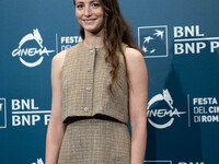 Sara Silvestro attends the ''Supereroi'' photocall during the 19th Rome Film Festival at Auditorium Parco Della Musica in Rome, Italy, on Oc...