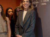 Barbara Chichiarelli attends the ''Supereroi'' photocall during the 19th Rome Film Festival at Auditorium Parco Della Musica in Rome, Italy,...