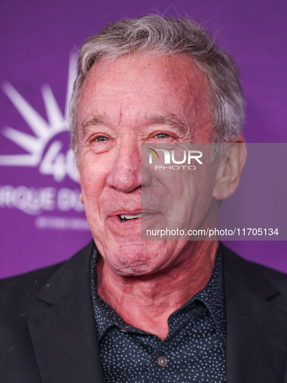 Tim Allen arrives at Cirque du Soleil's 'KOOZA' Red Carpet Premiere held at the Santa Monica Pier on October 24, 2024 in Santa Monica, Los A...