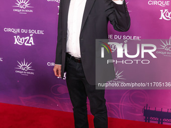 Adam Nimoy arrives at Cirque du Soleil's 'KOOZA' Red Carpet Premiere held at the Santa Monica Pier on October 24, 2024 in Santa Monica, Los...