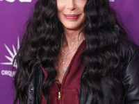 Cher arrives at Cirque du Soleil's 'KOOZA' Red Carpet Premiere held at the Santa Monica Pier on October 24, 2024 in Santa Monica, Los Angele...