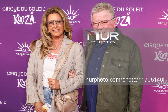 Elizabeth Shatner and William Shatner arrive at Cirque du Soleil's 'KOOZA' Red Carpet Premiere held at the Santa Monica Pier on October 24,...