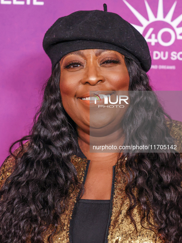 Loni Love arrives at Cirque du Soleil's 'KOOZA' Red Carpet Premiere held at the Santa Monica Pier on October 24, 2024 in Santa Monica, Los A...